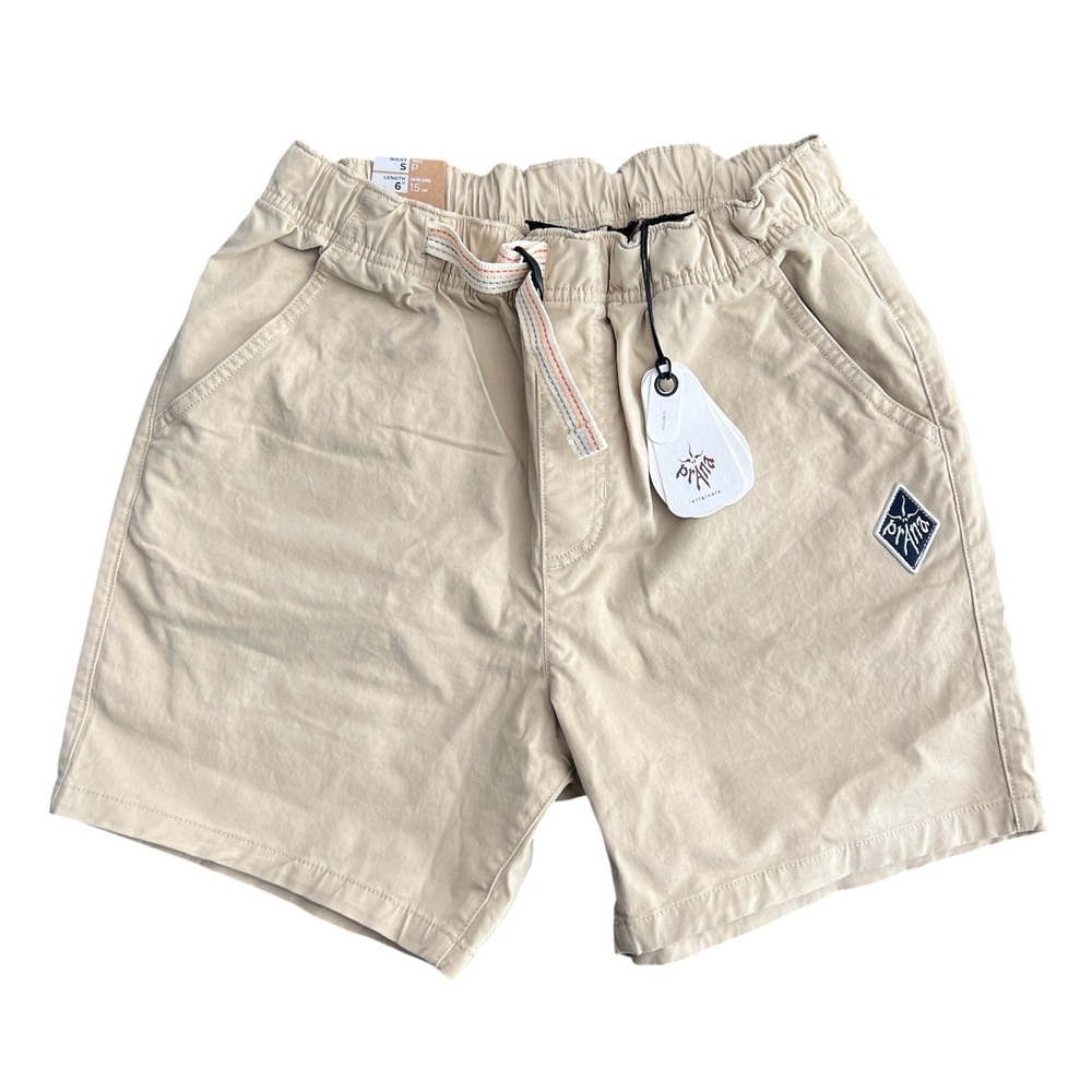 NWT Prana Mojave Short Men's Small Cliffside Tan‎ Organic Cotton Stretch 1972481